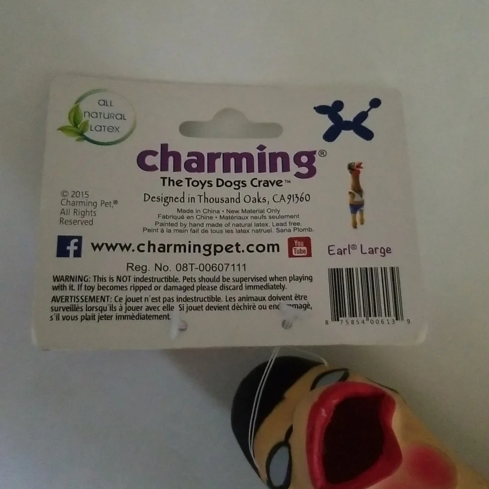 Charming Pet Earl Dog Toy